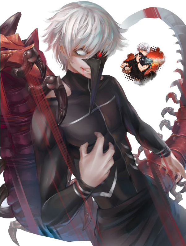 Download Png Free Library Render De Ken By Pibetraidor On Deviantart Kaneki Kakuja Png Png Image With No Background Pngkey Com