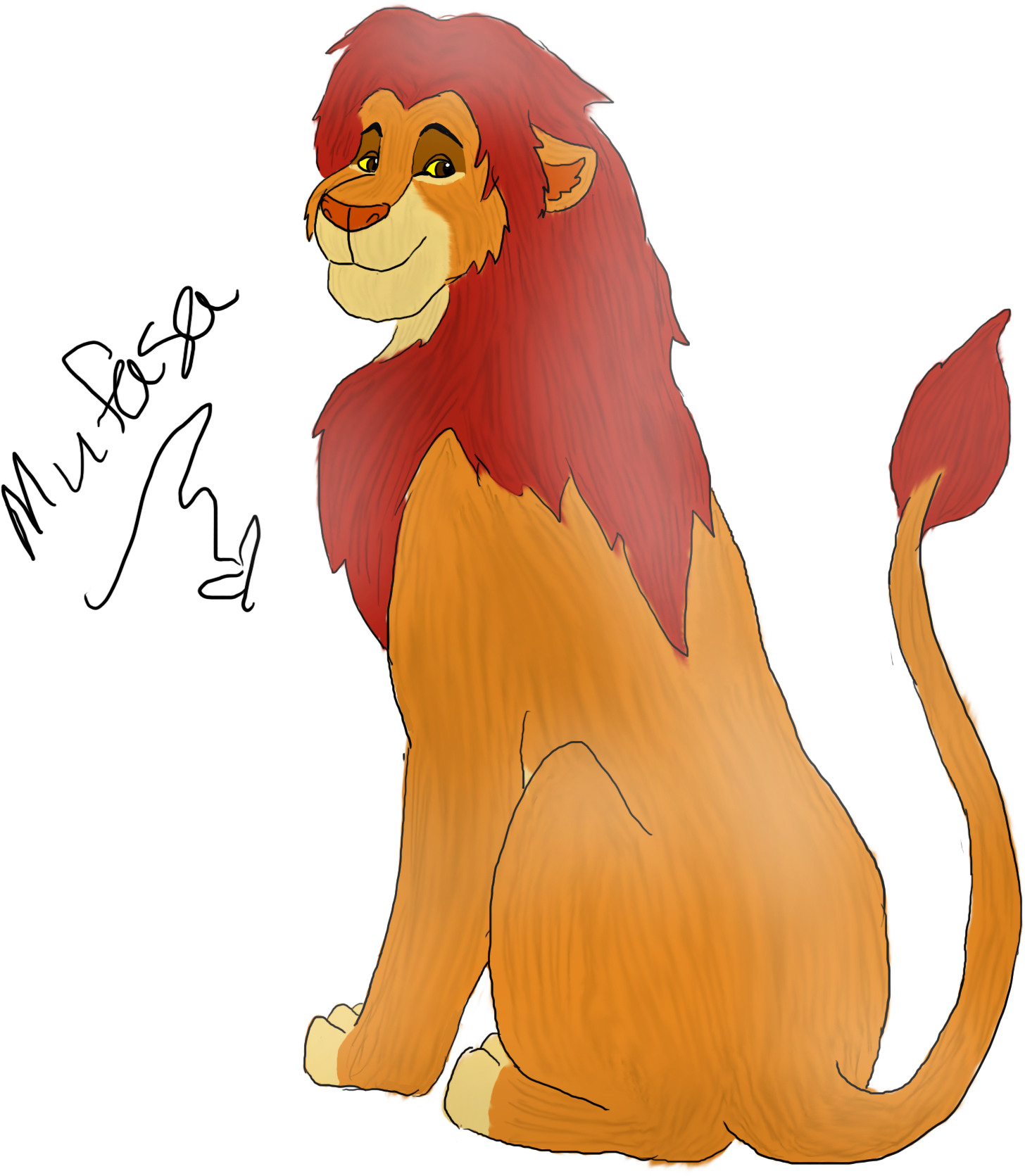 Download Mufasa - Cartoon PNG Image with No Background - PNGkey.com