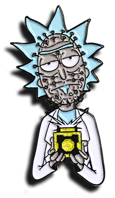 Pinhead Rick Pin - Cartoon - Free Transparent PNG Download - PNGkey