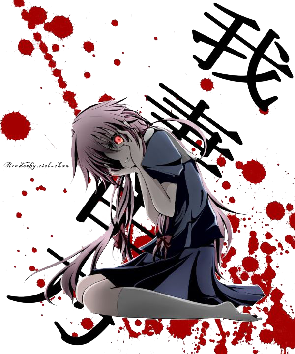 mirai nikki yuno render