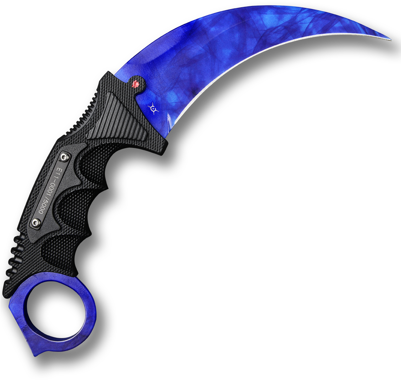 Karambit Elite Sapphire - Karambit Csgo - Free Transparent PNG Download ...