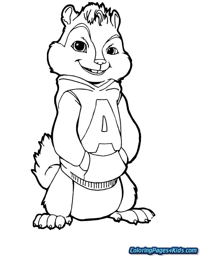 Download Alvin And The Chipmunks Coloring Pages - Alvin And The ...