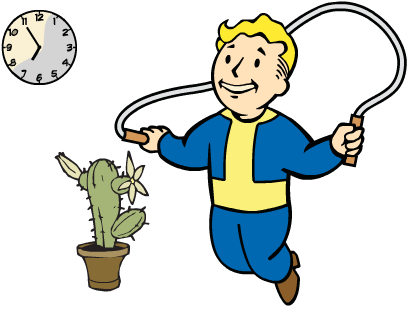 Download Fallout 4 Vault Boy Endurance Png Image With No Background Pngkey Com