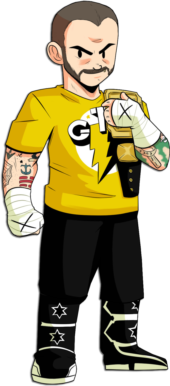 Download Cm Punk Cartoon Character By Naif1470 D5hos0f Wwe Wrestle In Cartoon Png Image With No Background Pngkey Com - wwe cm punk logo roblox