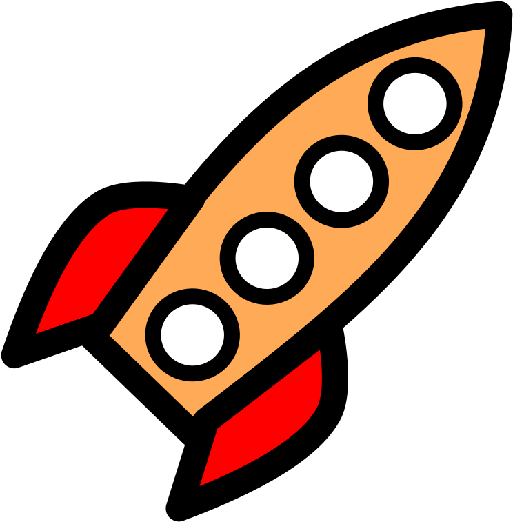 Four Window Rocket Clip Art At Clker - Rocket Ship Clip Art - Free ...