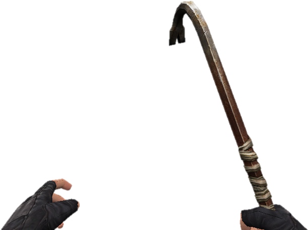 Crowbar Viewmodel - Half Life Crowbar Viewmodel - Free Transparent PNG ...