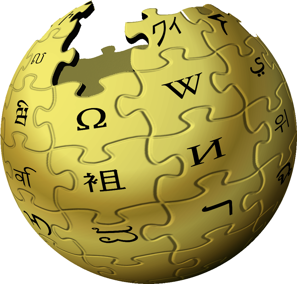 Wikipedia Logo Gold - Wikipedia - Free Transparent PNG Download - PNGkey