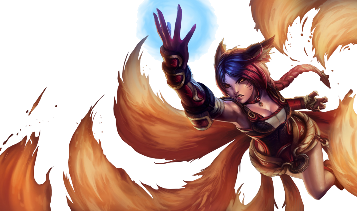 Download Foxfire Ahri Transparent Background By 77silentcrow D6uocbh League Of Legends Render Ahri Png Image With No Background Pngkey Com