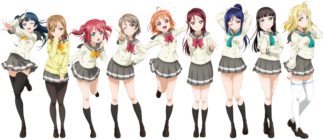 Imagen Png Wiki Love Live Fandom Powered - Love Live Aqours Transparent ...