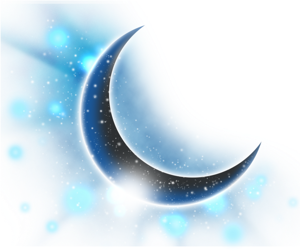 Download Ftestickers Clipart Moon Stars Bluemoon Crescentmoon Imagenes De Media Luna Png Image With No Background Pngkey Com