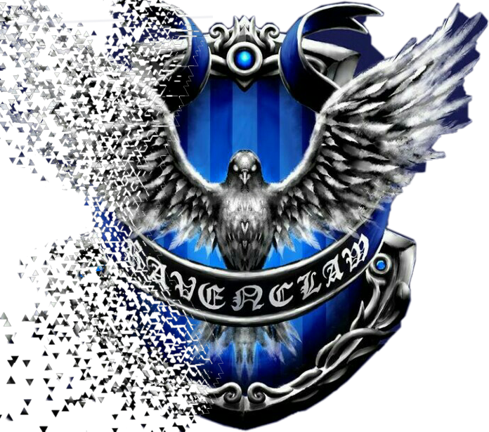 Harry Potter Ravenclaw Crest Ravenclaw Logo Free Transparent Png Download Pngkey