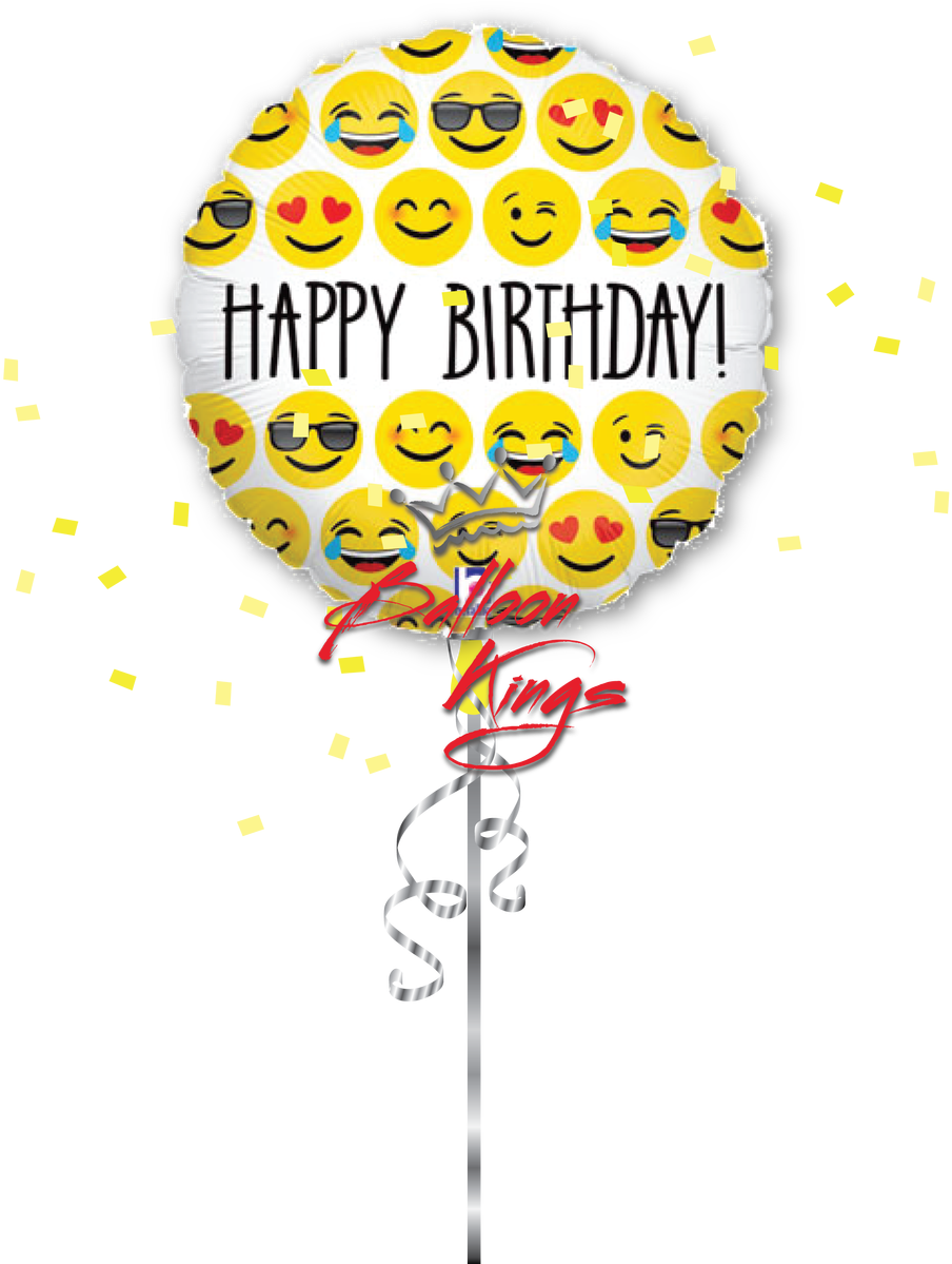 Emoji Birthday - Happy Birthday Emoji - Free Transparent PNG Download ...