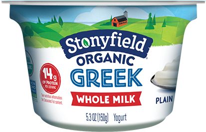 Download Whole Milk Greek Plain - Stonyfield Organic Greek Yogurt 5.3 ...