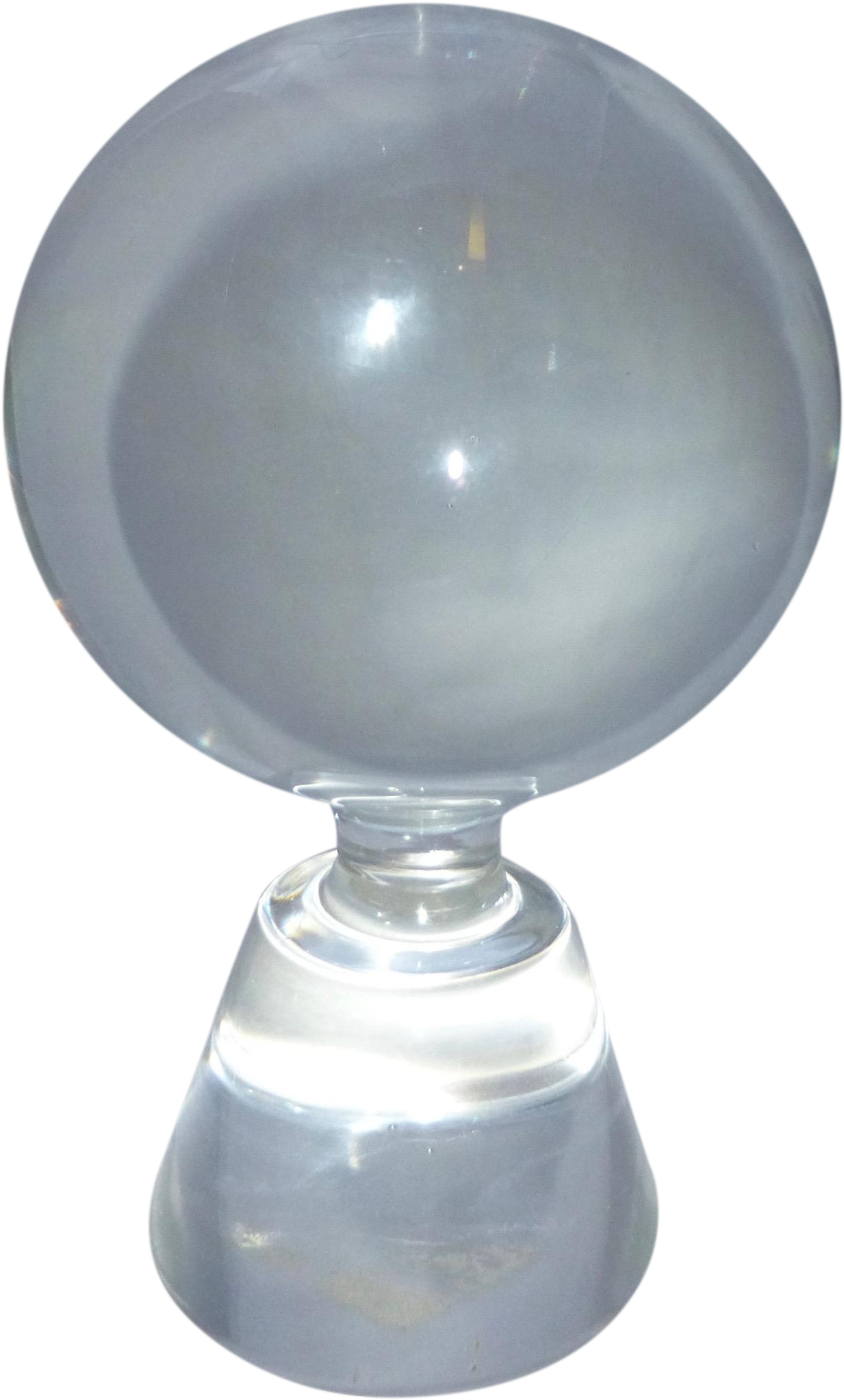 M#century Modern Murano Glass Crystal Ball On Chairish - Crystal Ball ...