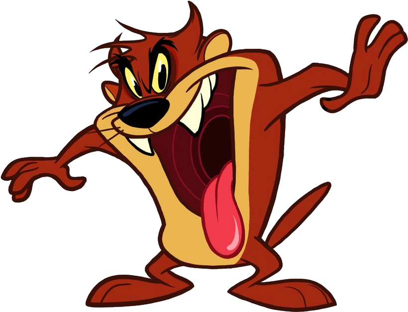 Cartoon - Tasmanian Devil Cartoon Png - Free Transparent PNG Download ...