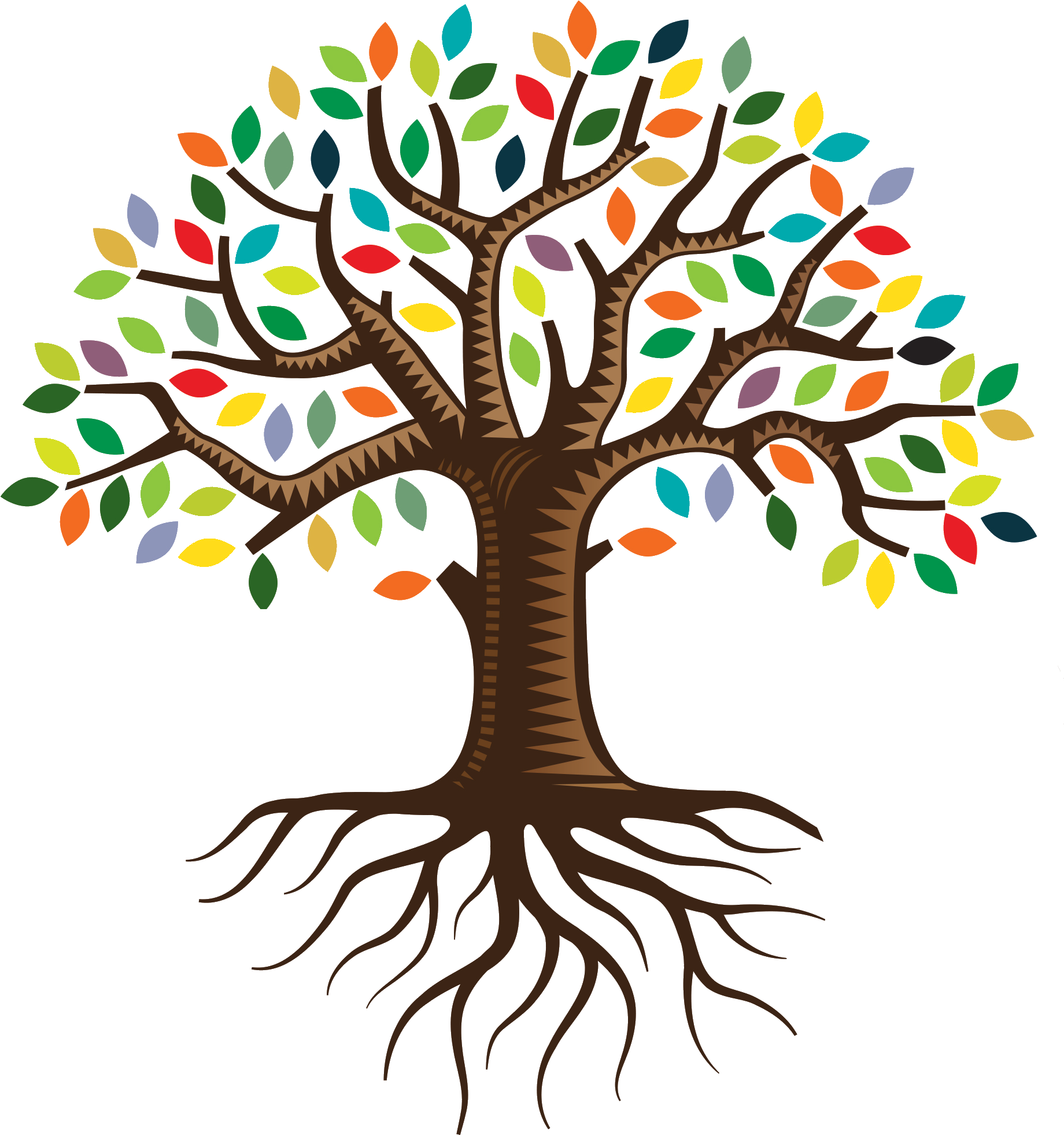 Download Root Qc Family Tree Logo Clip Art - Transparent Tree Of Life