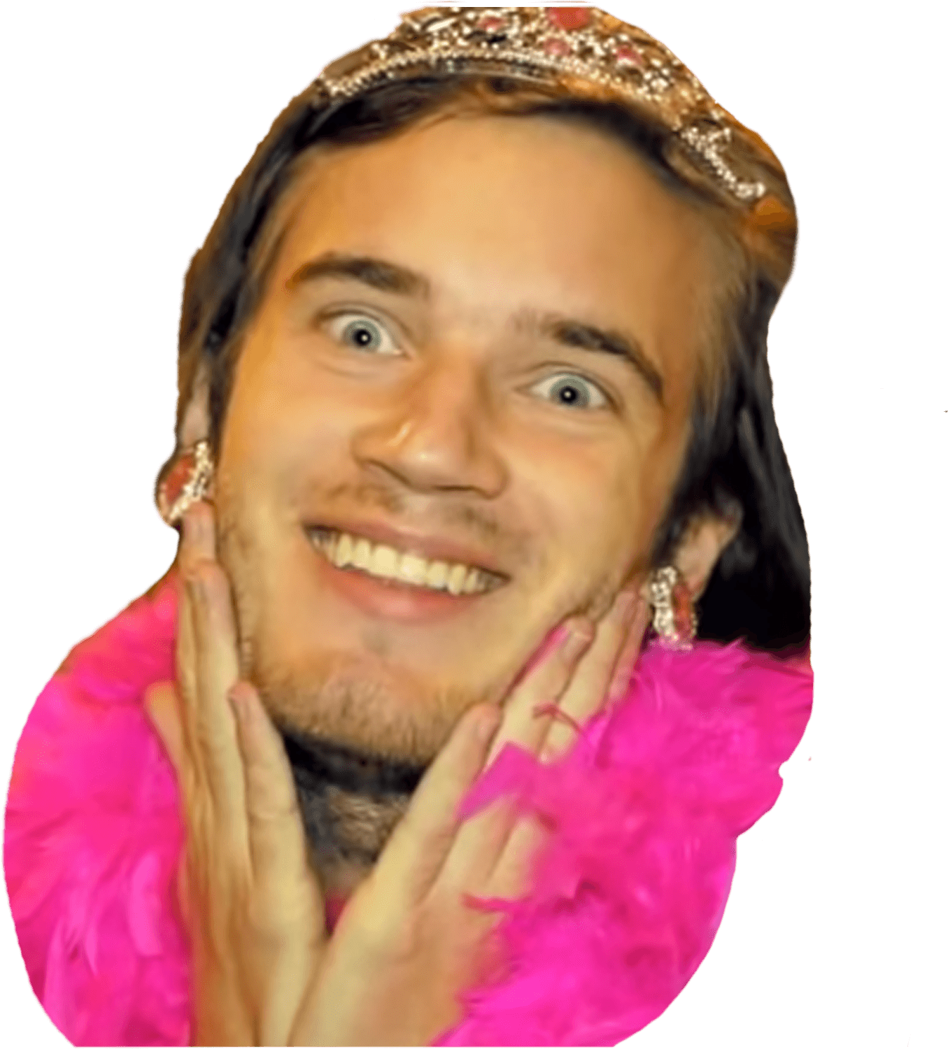 Download Pewdiepie Girly T Series Vs Pewdiepie Png Image With No