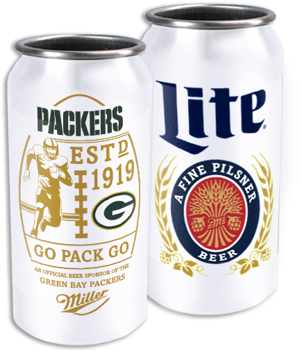 Download Green Bay Packers Vikings Miller Lite Can Png Image With No Background Pngkey Com