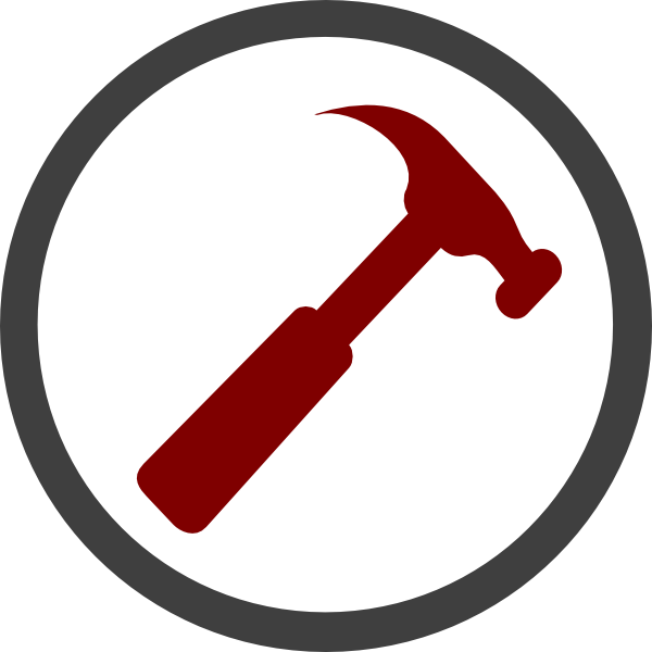 How To Set Use Red Hammer Clipart (600x600), Png Download