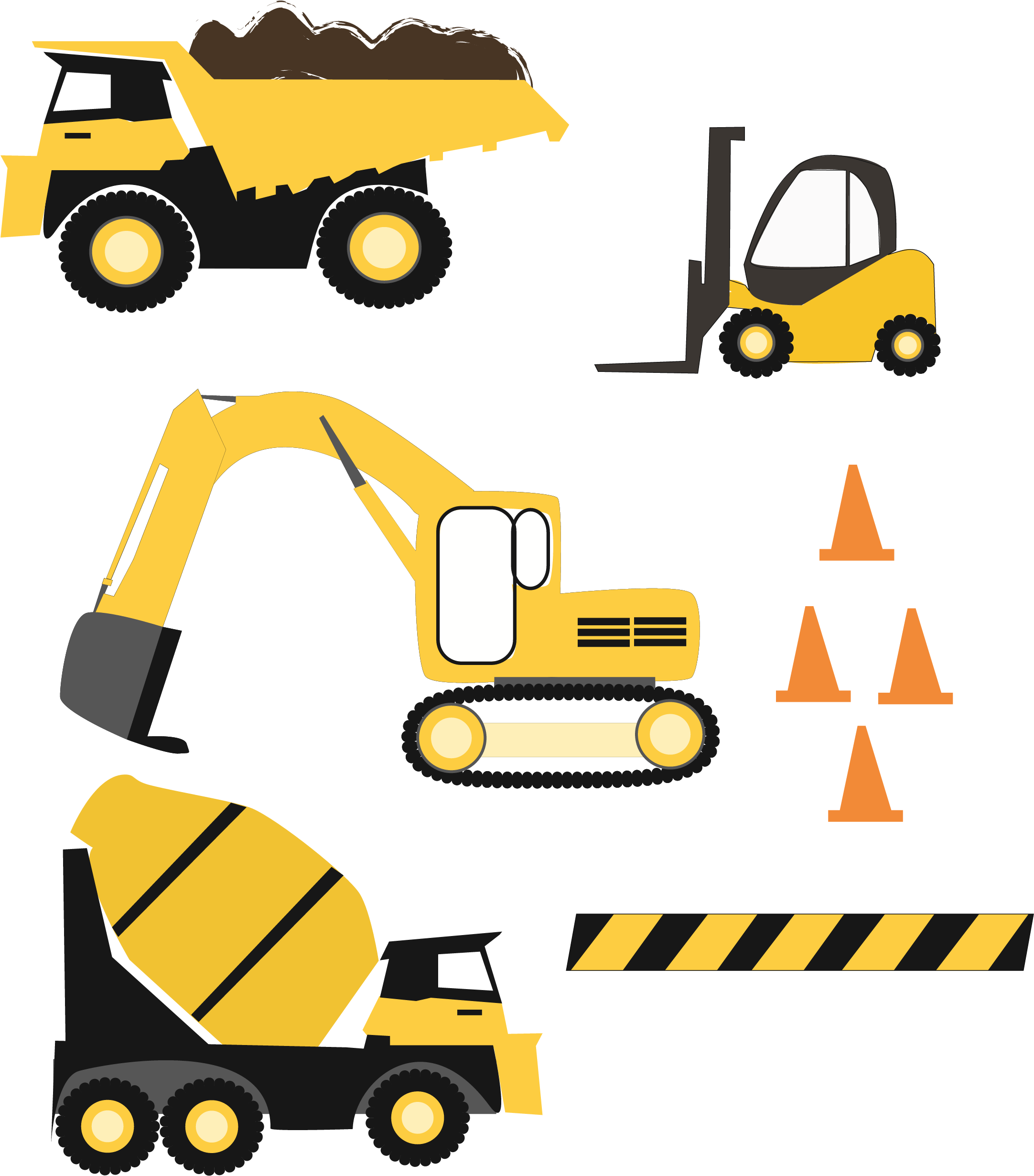 Download Construction Trucks Svg Files Example Image PNG Image with No ...