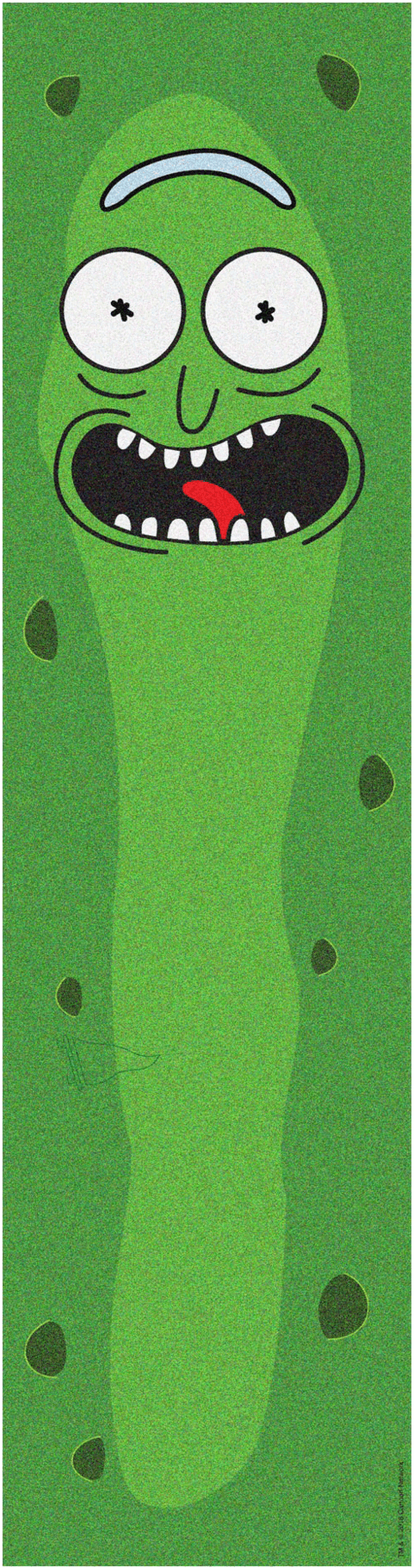 Download Primitive Pickle Rick Griptape - Pickle Rick Snowboard PNG ...