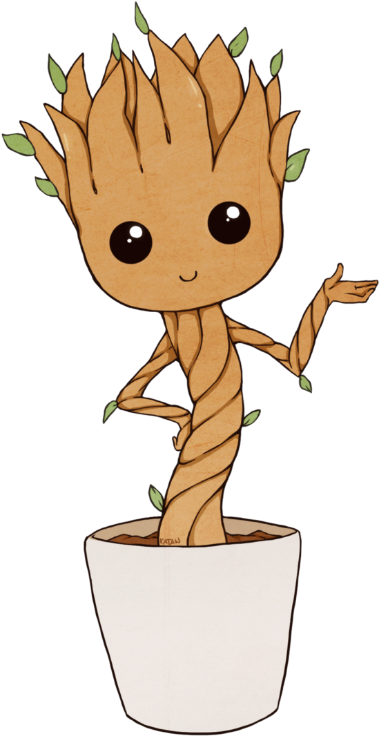 I Am Groot By Katantoon On Deviantart Clipart Download - Baby Groot ...