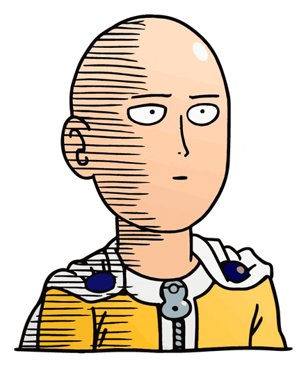 Saitama Sticker - One Punch Man Saitama Ok - Free Transparent PNG