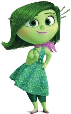 Download Disgust Smiling - Happy Inside Out Disgust PNG Image with No ...