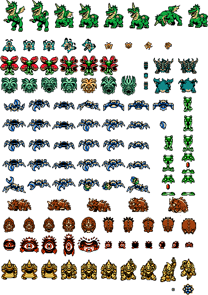 Download Bosses - Zelda Boss Sprite Sheet PNG Image with No Background ...