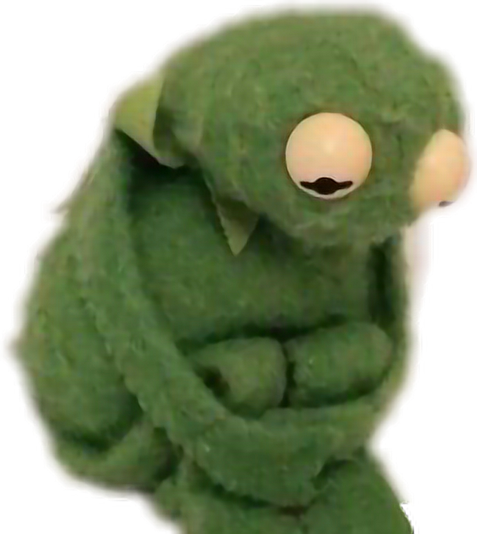 Pepe Lonely Sad Pepeissad Heartbroken Kermit Meme Free Transparent