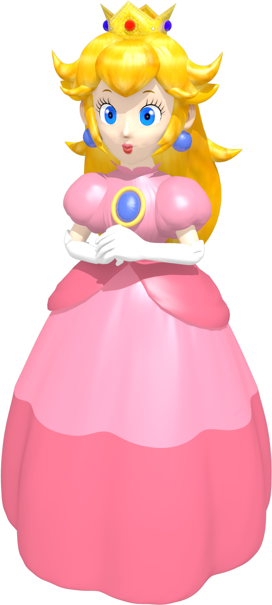 Princess Peach Clipart Original Design - New Super Mario Bros Princess ...