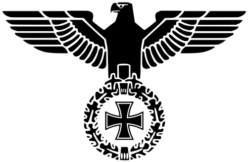 Download Nazi Eagle Png Image Royalty Free Download Ww2 German Eagle Stencil Png Image With No Background Pngkey Com