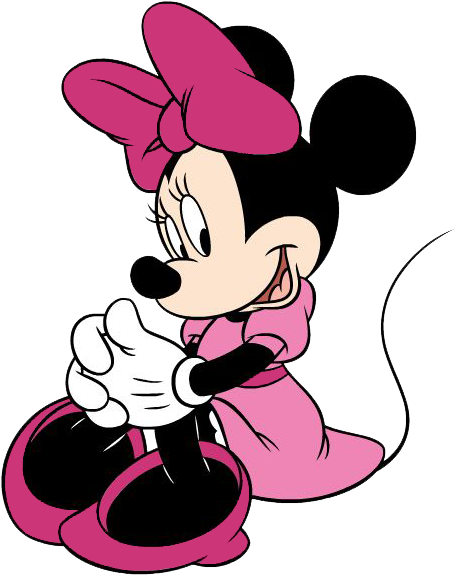 Free Icons Png - Minnie Mouse Sitting Down - Free Transparent PNG