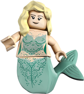 Lego-mermaid - Lego The Mermaid Pirates Of Caribbean 4194 Minifigure (341x360), Png Download