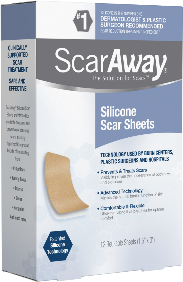 Scaraway Silicone Scar Sheets - Scar Away Silicone Sheets - Free ...