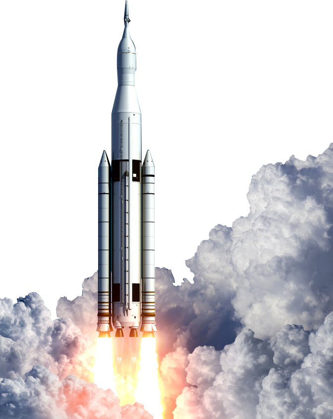 Spaceship Rocket Launch Vector Png Images Space Rocket Launch And | The ...