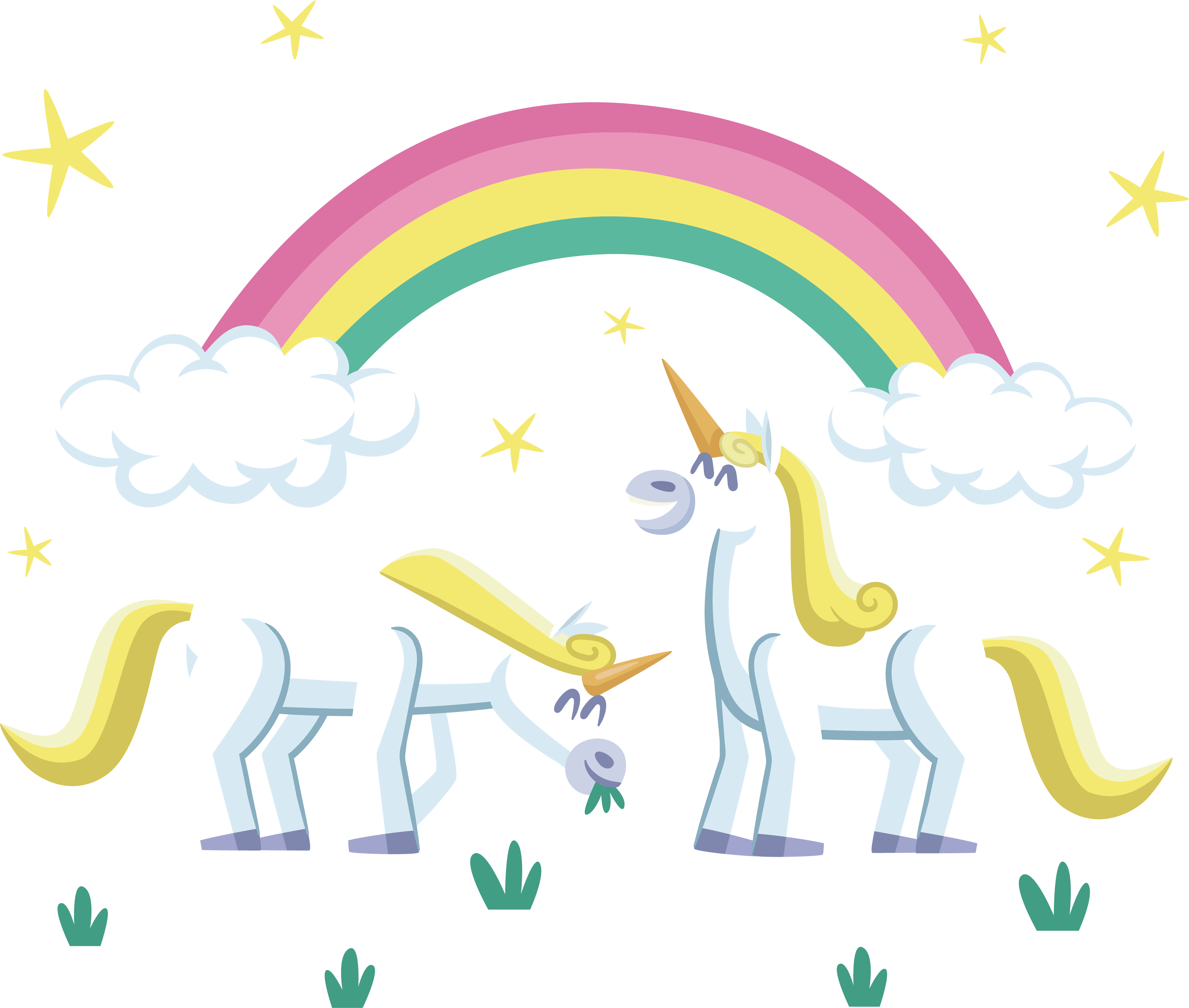 Download Unicorn Rainbow Clip Art Unicorn Png Image With No