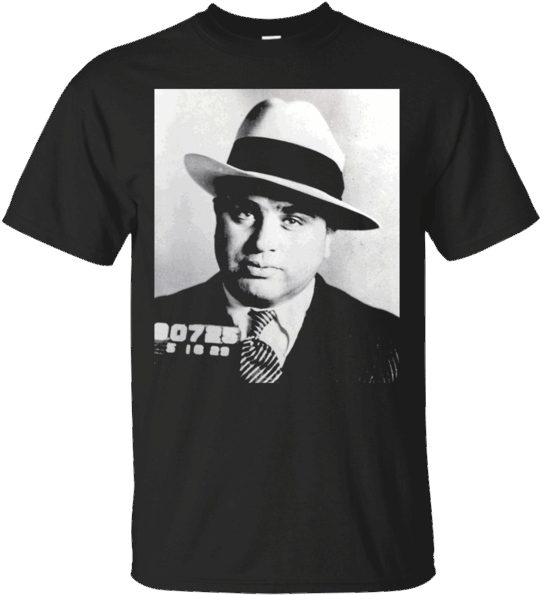 Al Capone Chicago Gangster Portrait T Shirt Https - Tom Hardy Al Capone ...