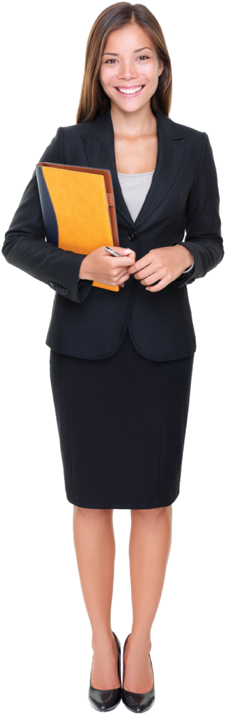 Business Woman Standing Png Free Transparent Png Down