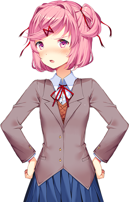 Download Yuri Ddlc Sprite Download Doki Doki Literature Club Png 8102