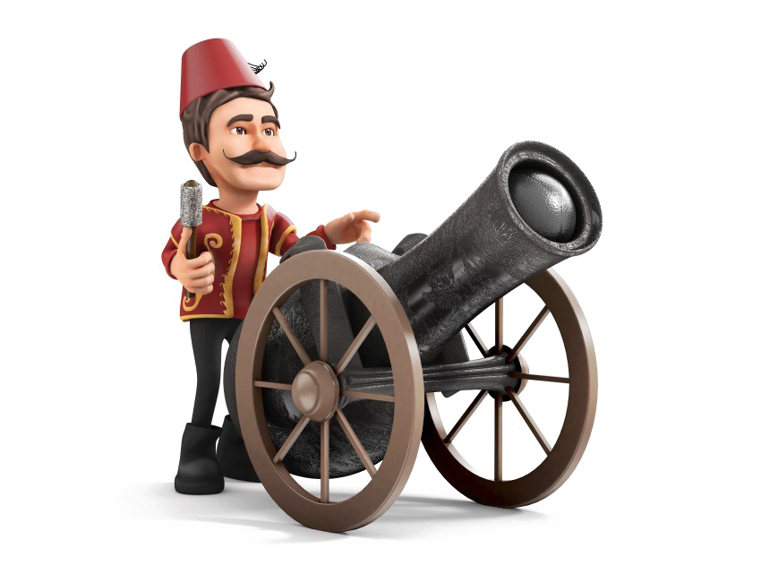 ramadan cannon vector