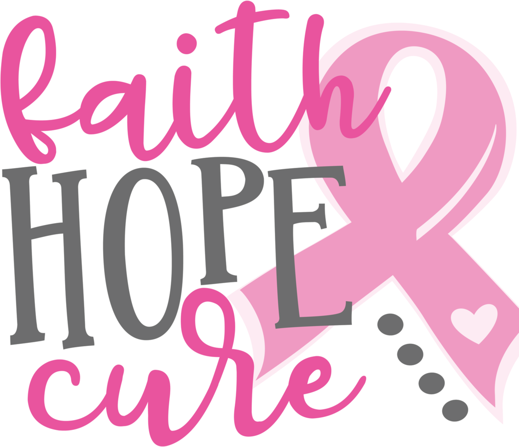 Download Faith Hope Cure Breast Cancer Awareness Ribbon Women's - Faith ...