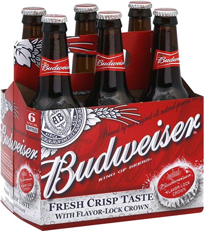 Budweiser Beer - 12 Pack, 12 Fl Oz Bottles - Free Transparent PNG ...