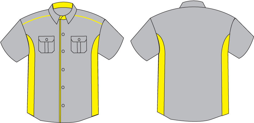 corporate shirt template