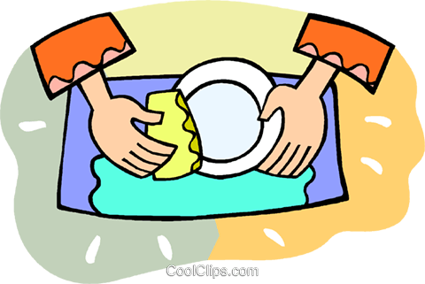 Download Person Doing The Dishes Royalty Free Vector Clip Art - Wash ...