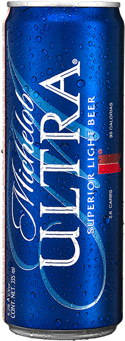 Download Más Vistas - Michelob Ultra Light Beer - 25 Fl Oz Can PNG ...