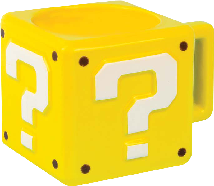 Download Super - Super Mario Bros. Question Block Mug PNG Image with No ...