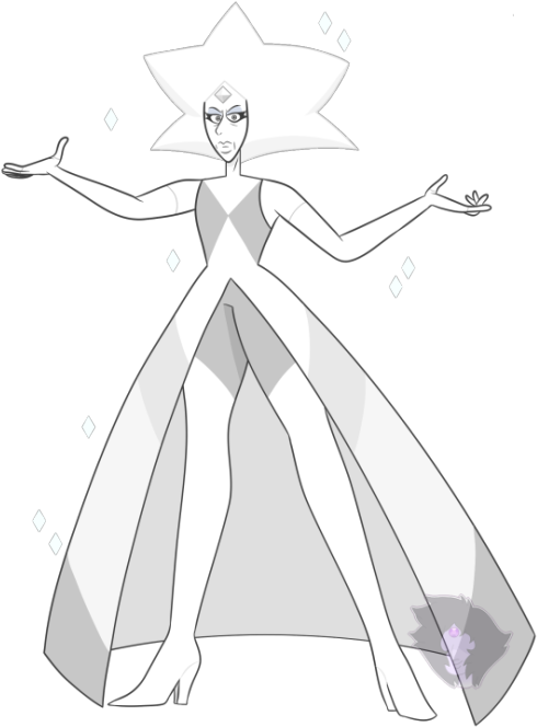 Image - White Diamond Su Fanart - Free Transparent PNG Download - PNGkey