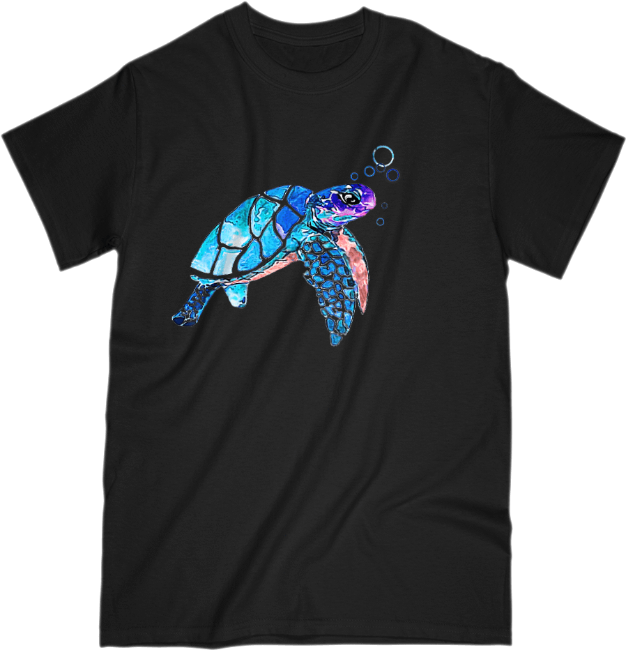 Download Watercolor Turtle - Premium T-shirt - Embrace Your Weird Side ...