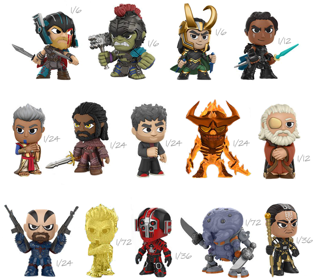 Download Funko Thor Ragnarok Mystery Minis PNG Image with No Background ...